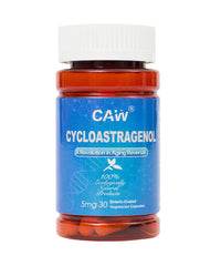 CAW Hypersorption Cycloastragenol bottle with 30 enteric-coated capsules