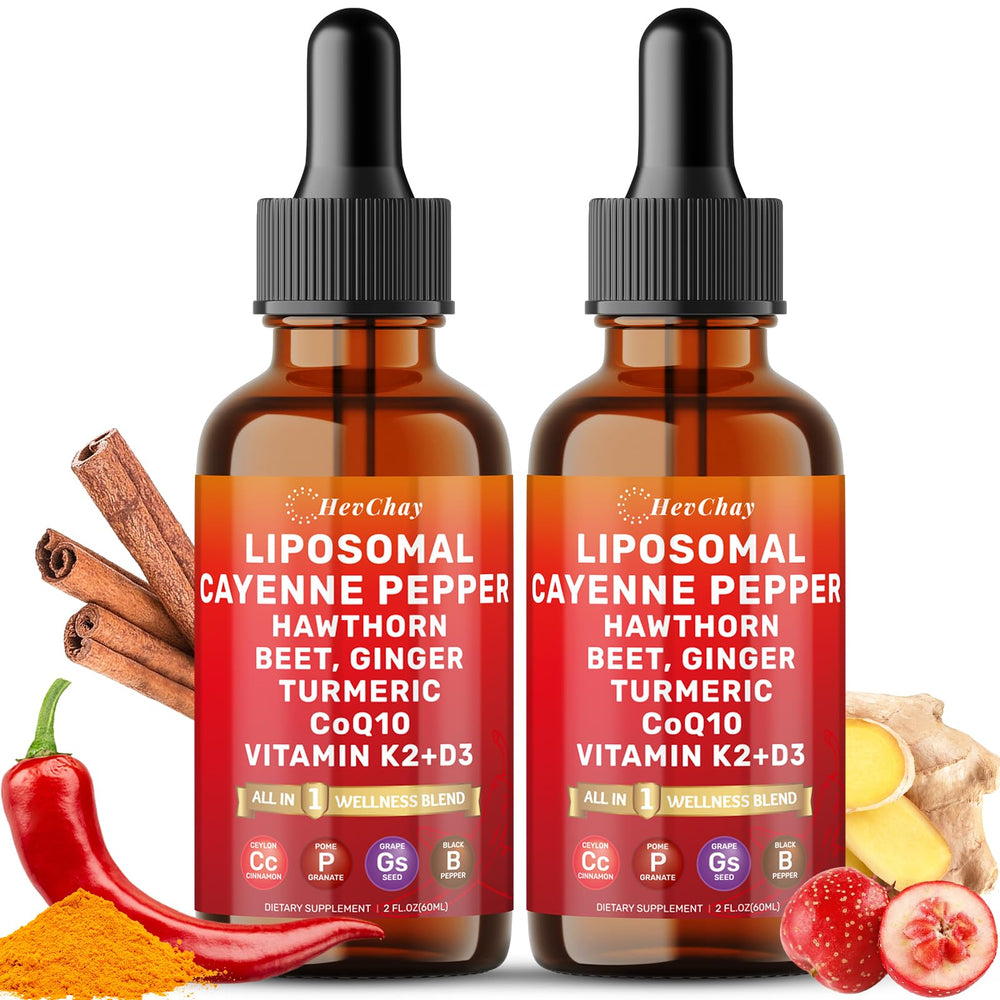 Cayenne Pepper Drops liposomal supplement bottle 4oz