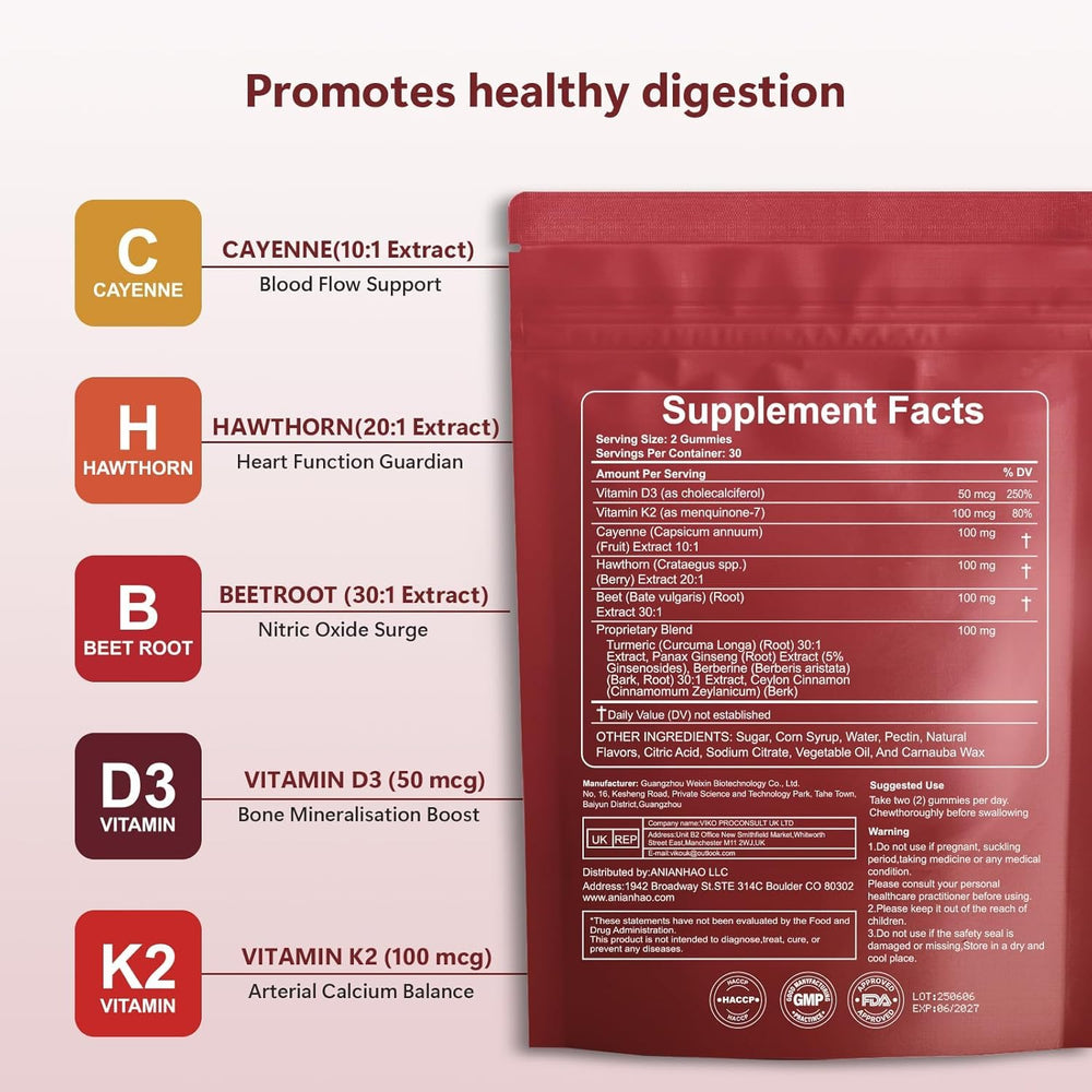 Vegan and Non-GMO certification icons on packaging