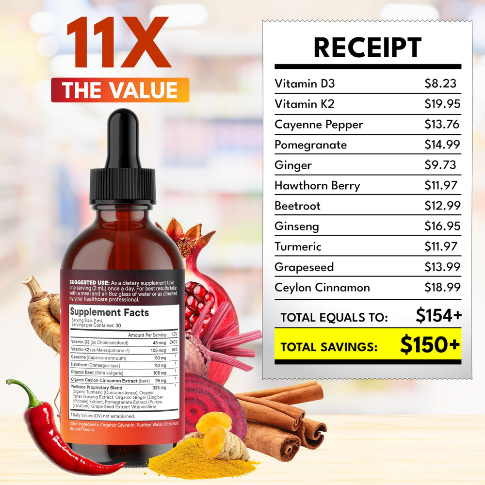 Beet Root Powder and Cinnamon ingredients on packaging
