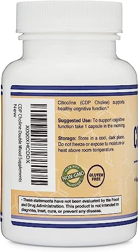 Non-GMO and gluten-free label for CDP Choline