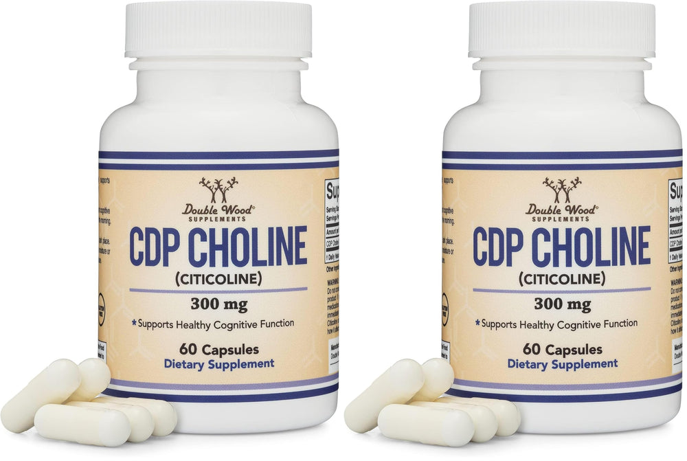 CDP Choline supplement bottle – two-pack front view