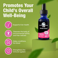Cedar Bear Herbal Detox for Kids label detail