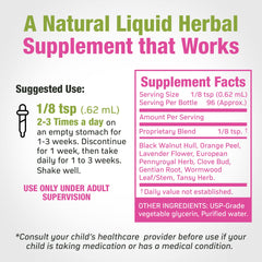 Cedar Bear Naturales liquid drops illustrate easy, kid-friendly detox for daily use.