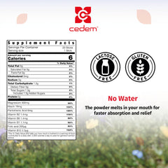 Magnesium sticks Peach flavor sachet packaging