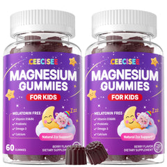 CEECISEE Magnesium Gummies for Kids 4+ bottle label