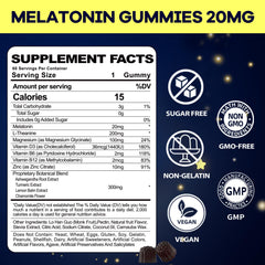 Close-up of berry-flavored Melatonin gummies