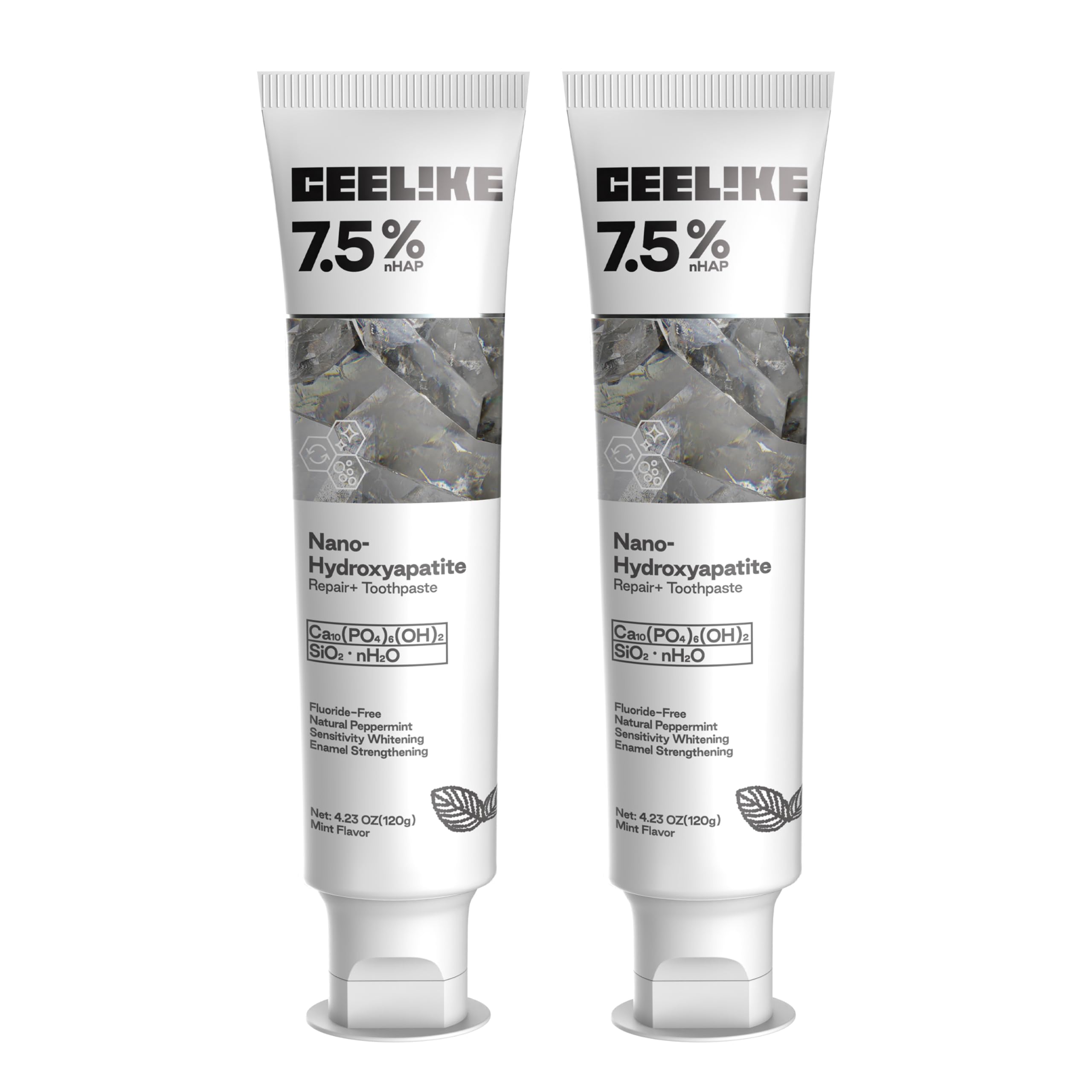 CEELIKE 7.5% hydroxyapatite toothpaste tube 120g