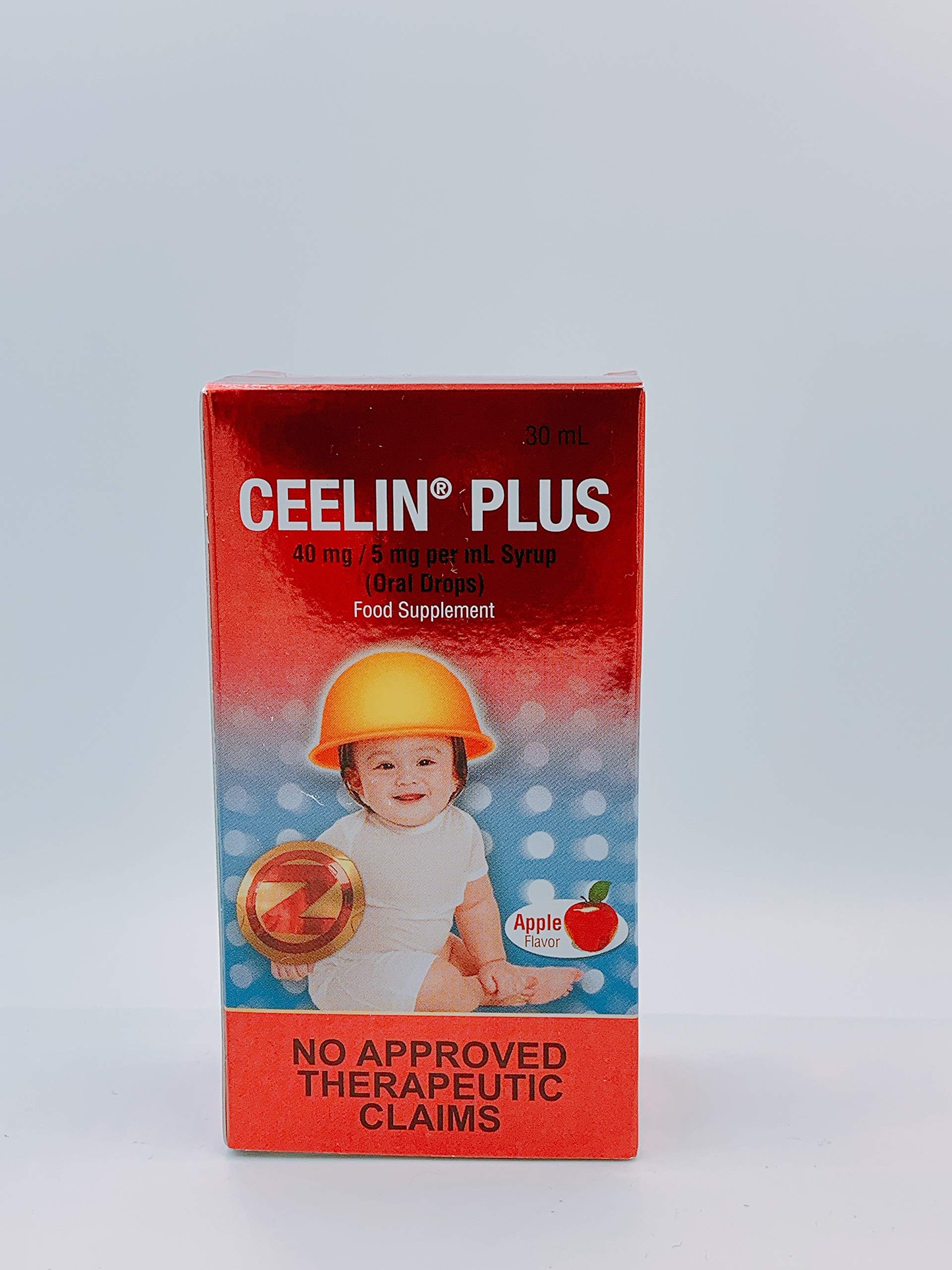 Ceelin Plus Drops dosing dropper showing Vitamin C and Zinc