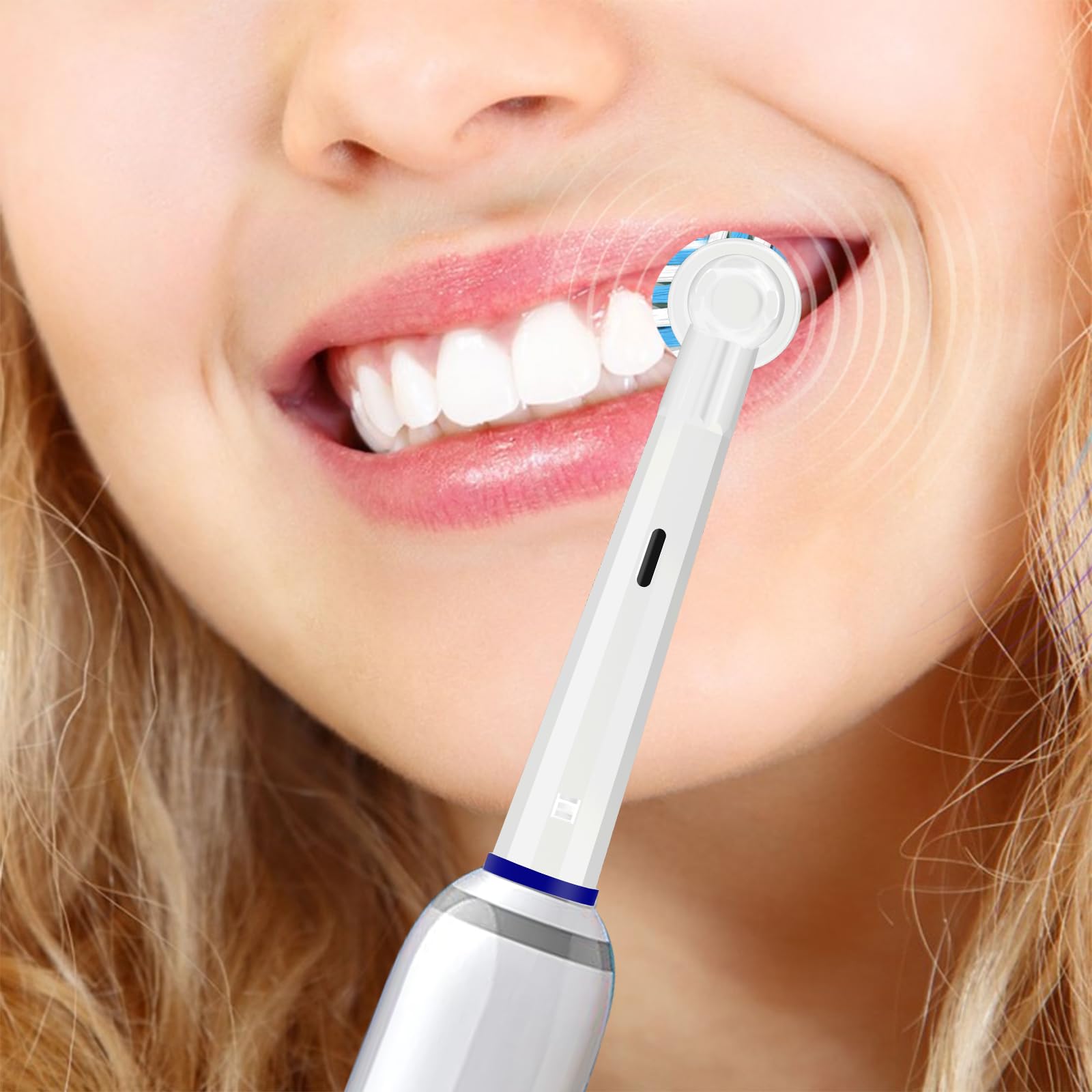 Gum-friendly bristles design on Cellena replacement head