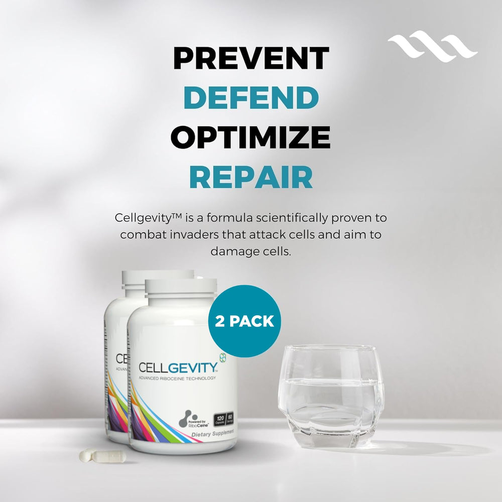 Cellgevity bottle label highlighting glutathione support
