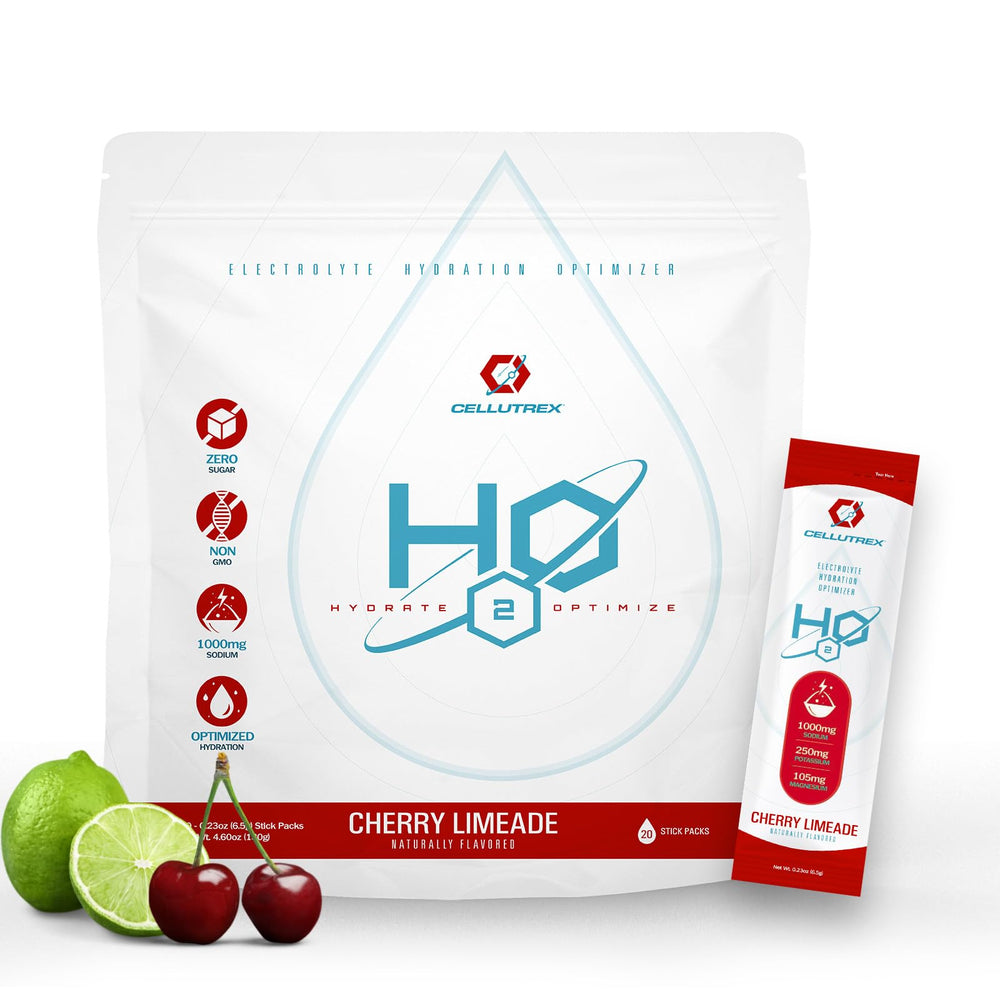 Cellutrex H2O zero-sugar packet dissolving for rapid hydration