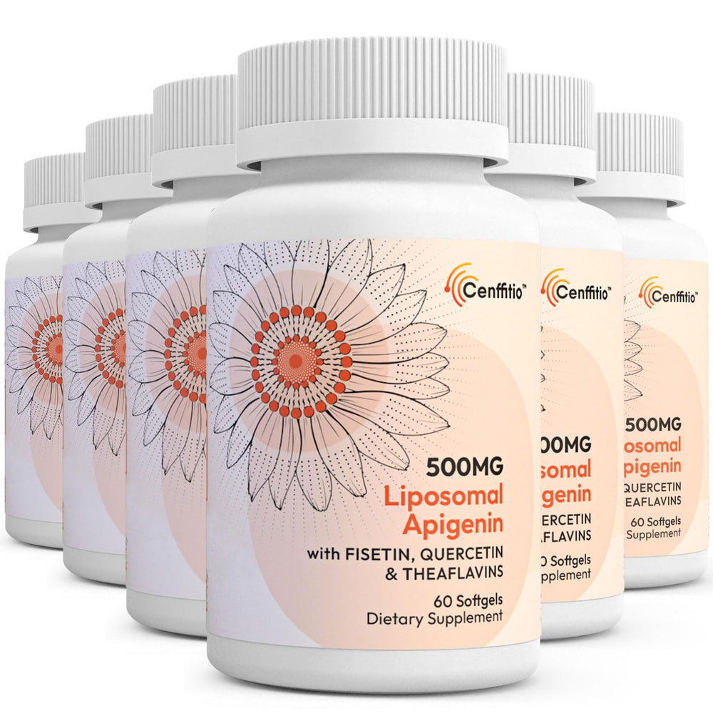 Hero shot of Cenffitio Liposomal Apigenin 500mg Softgels