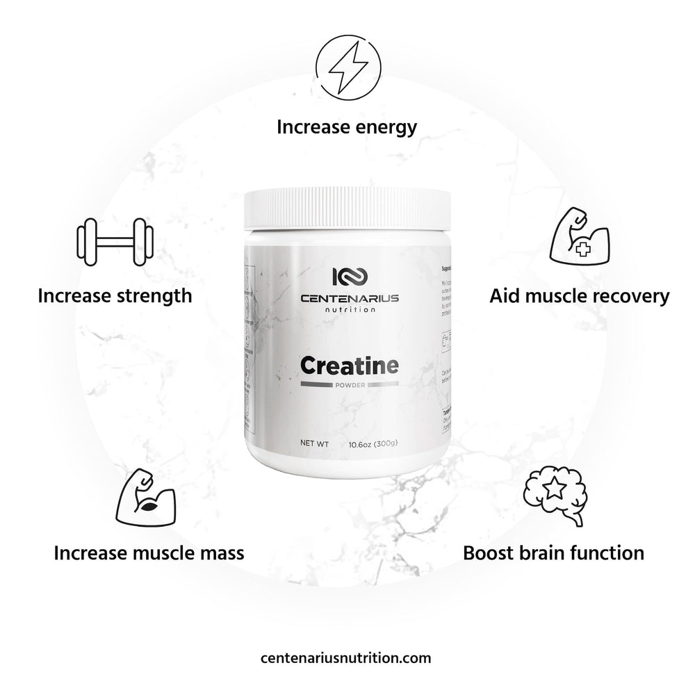 Micronized creatine monohydrate highlighting enhanced solubility