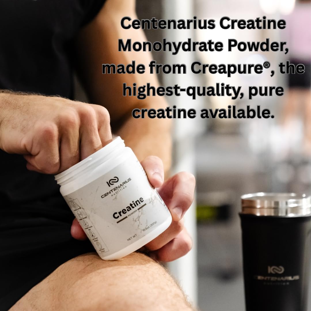 Athlete using creatine for strength and endurance