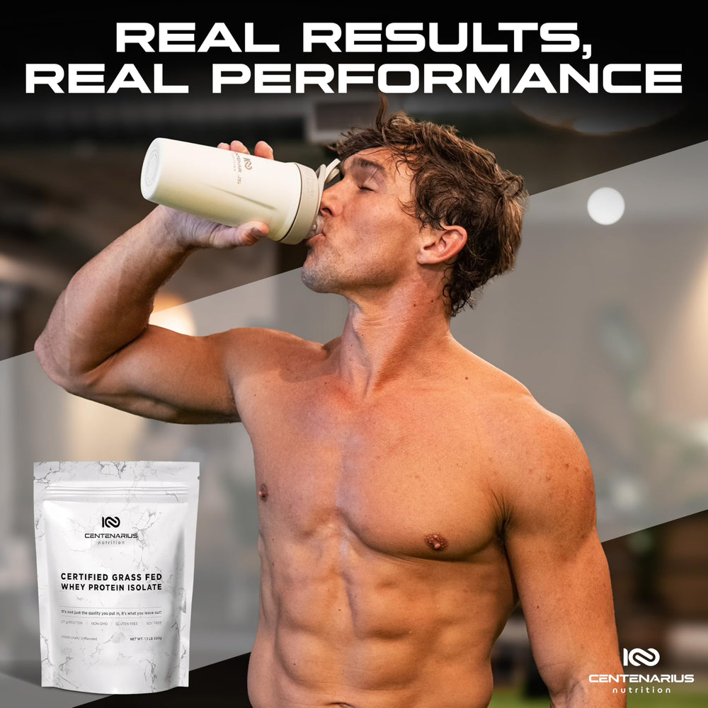 Centenarius Premium Whey Isolate 500g third-party testing certificate
