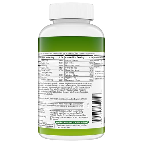 Vitamin D3 supports bone health in Centrum