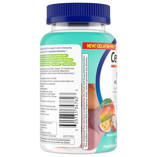B-Vitamins and energy support in Centrum gummies