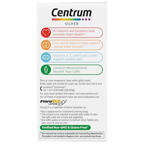 Centrum Silver product image emphasizing age 50+