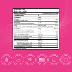 Close-up of natural folate and B12 ingredients in Centurion Labs Prenatal Vitamins