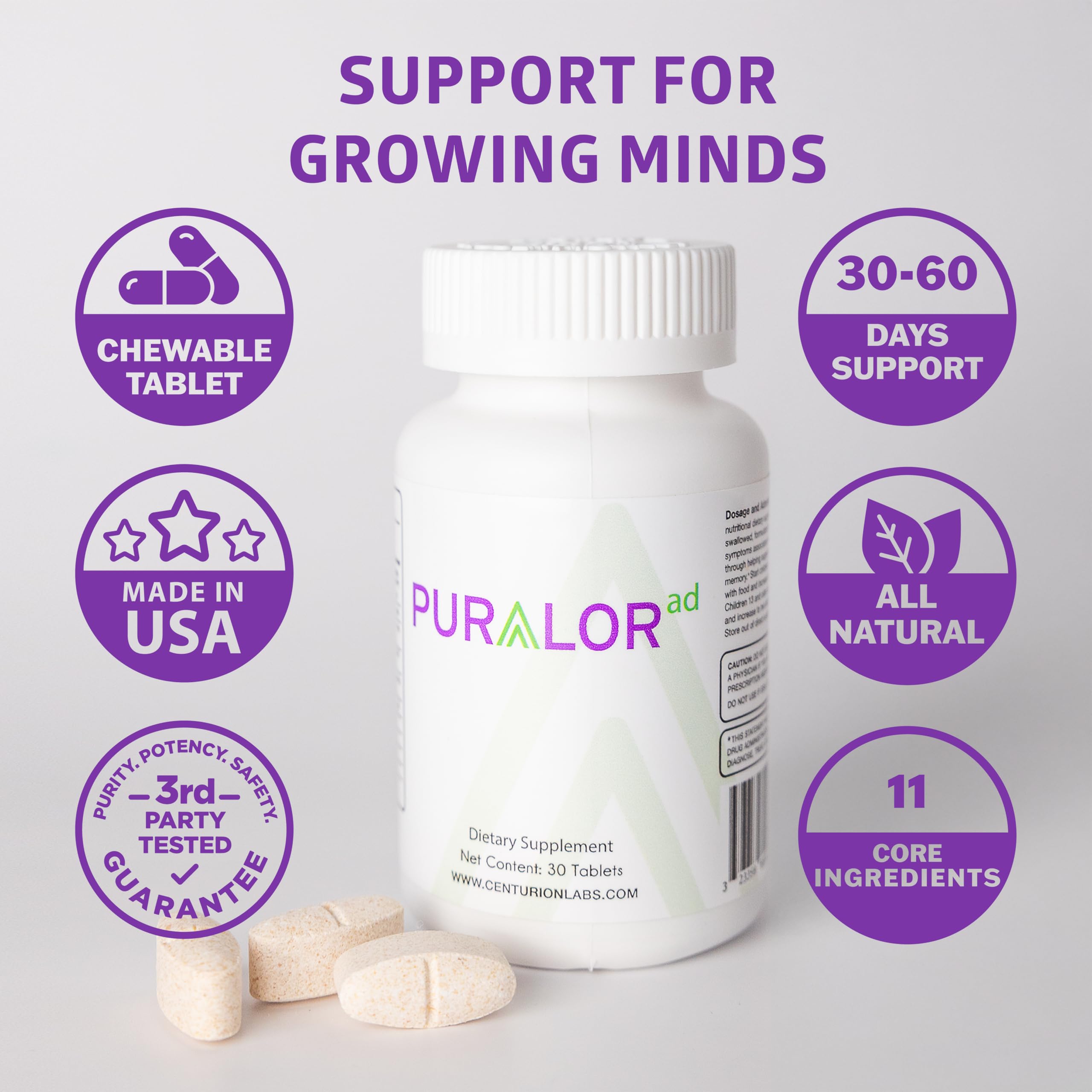 Lifestyle scene emphasizing focus and brain health