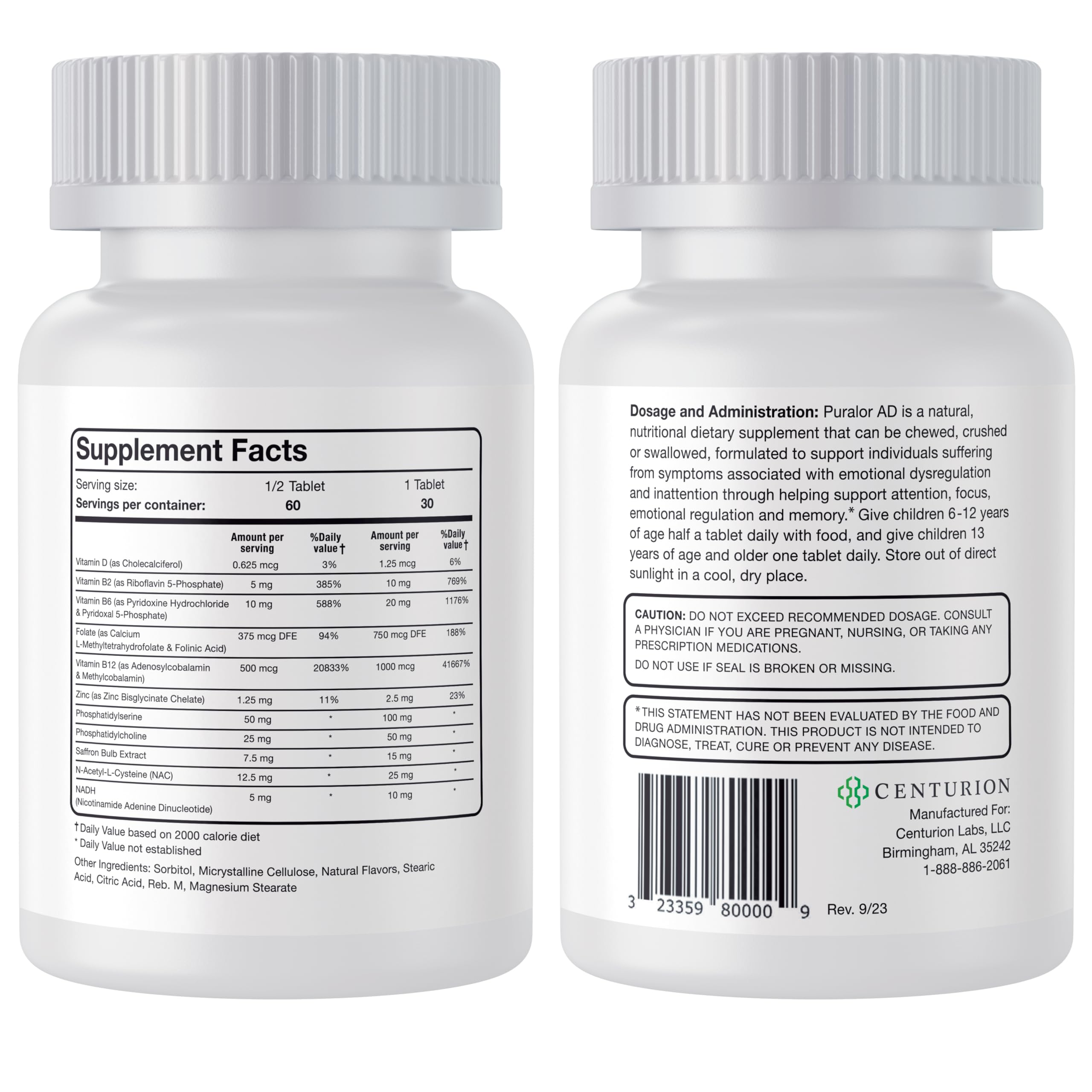 Ingredients for Centurion Defender BT+ including Black Cumin Seed, Bromelain, NAC, Luteolin, Lumbrokinase and Serrapeptase