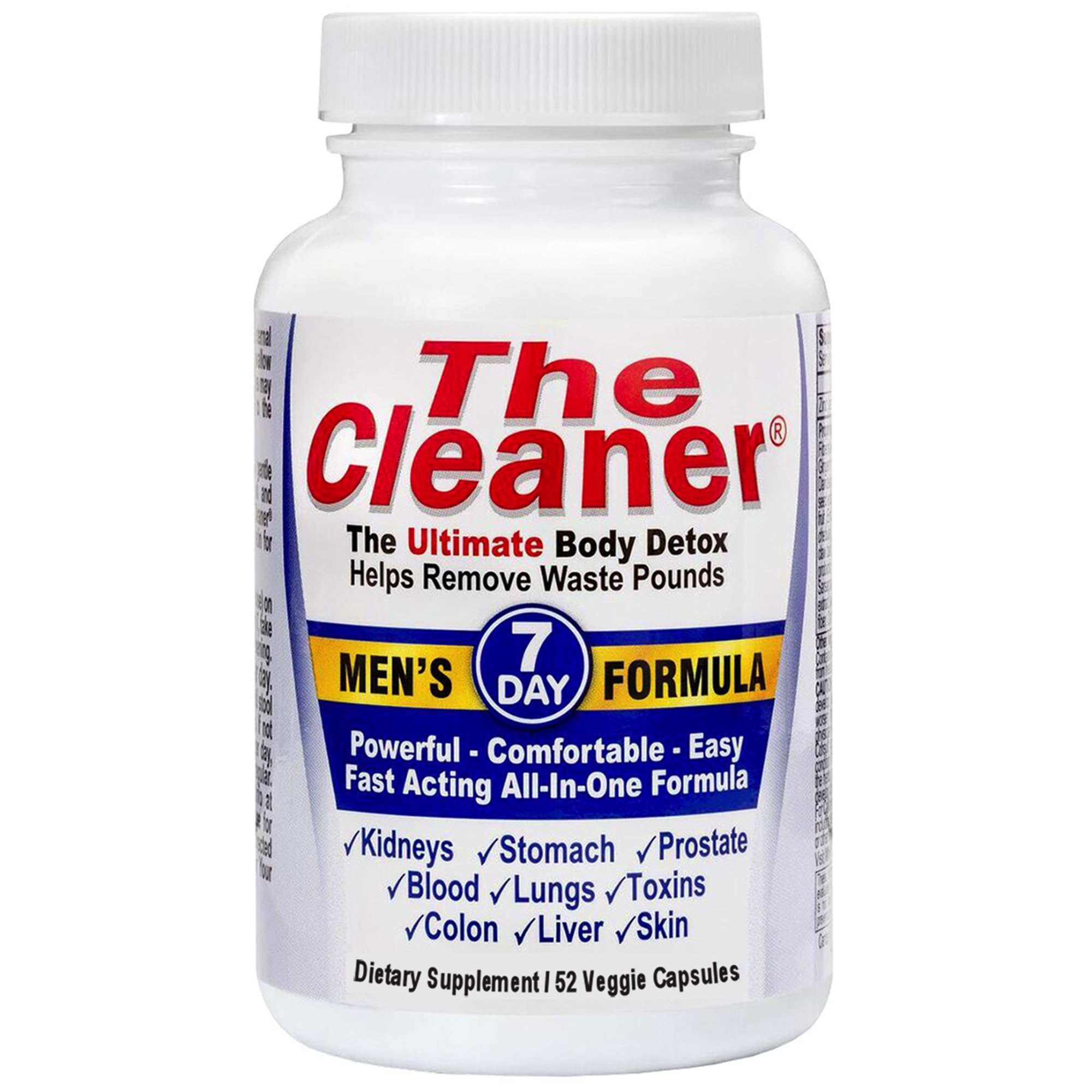 The Cleaner Detox bottle label and branding