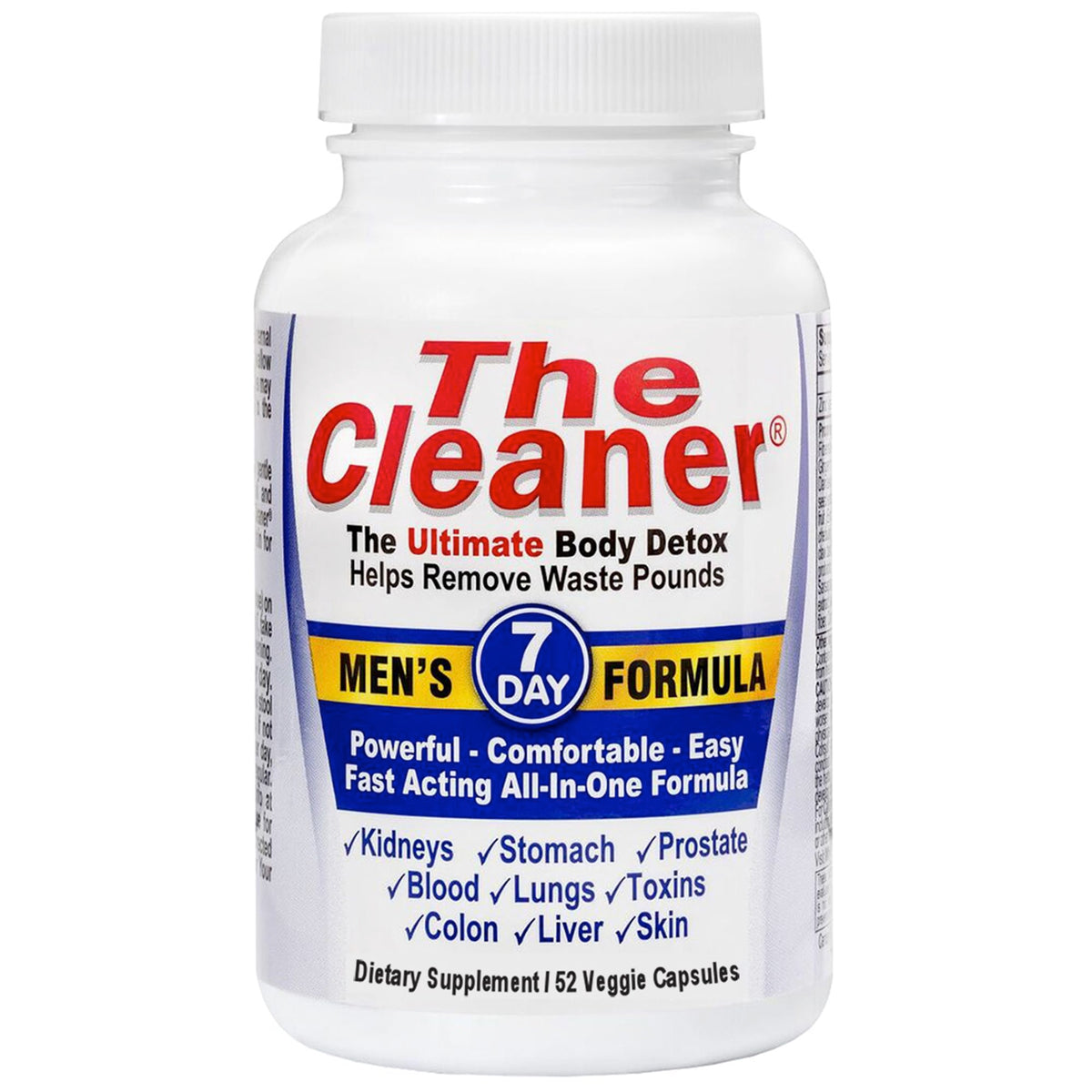 The Cleaner Detox bottle label and branding
