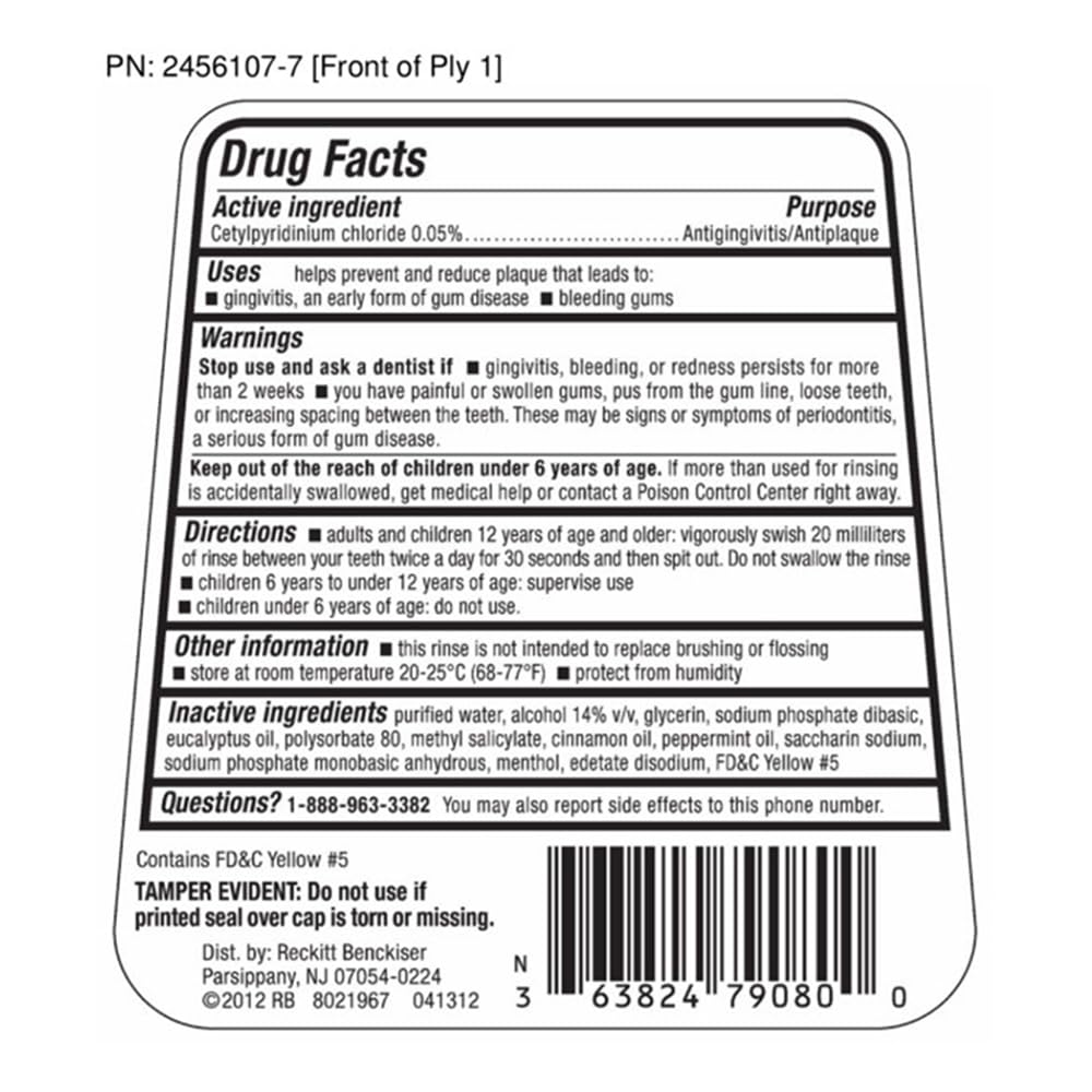 Antibacterial mouthwash action improves breath freshness
