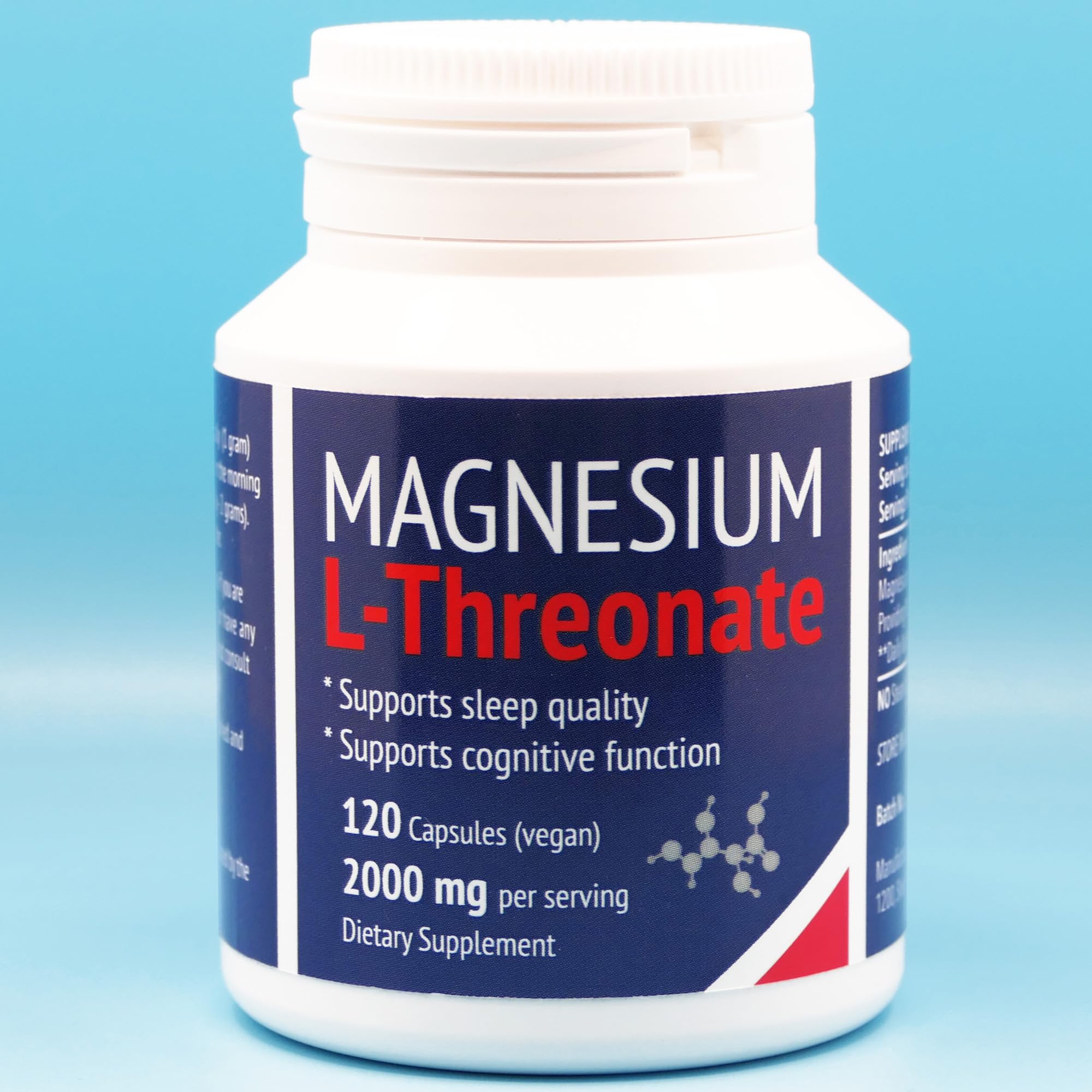 Ceretis Magnesium L-Threonate capsules bottle front