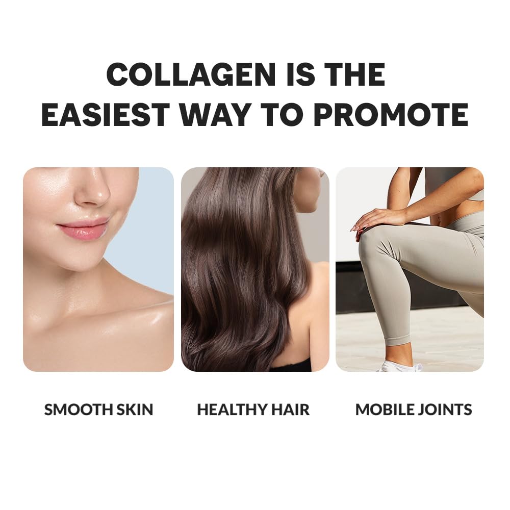 Unflavored collagen powder dissolving in liquid