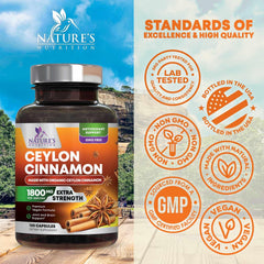 Illustration representing antioxidant support from cinnamon supplement