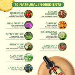 Ceylon cinnamon and bitter melon ingredients