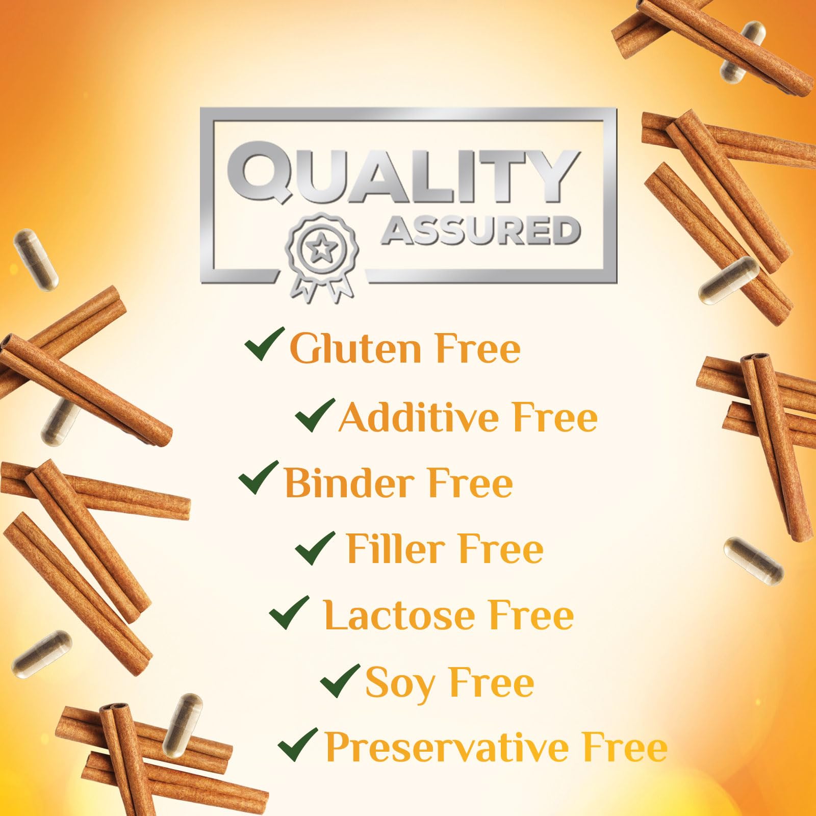 Organic Ceylon Cinnamon Verum powder used in capsules