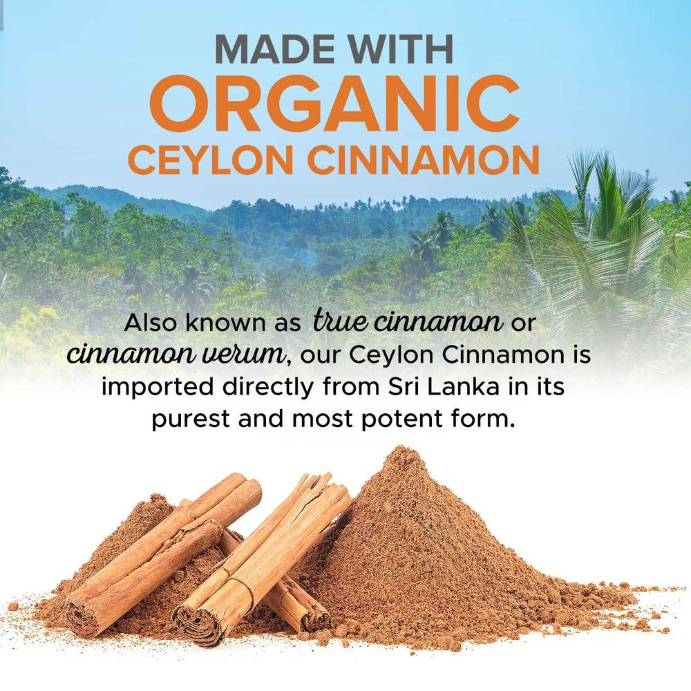 Front view of Ceylon Cinnamon Capsules packaging