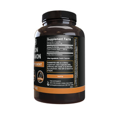 Label showing no fillers or additives