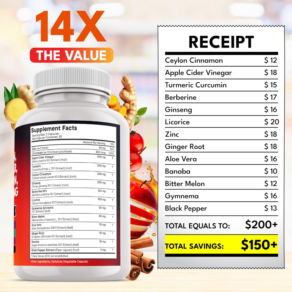 Healthy lifestyle scene with supplement bottle and natural herbs