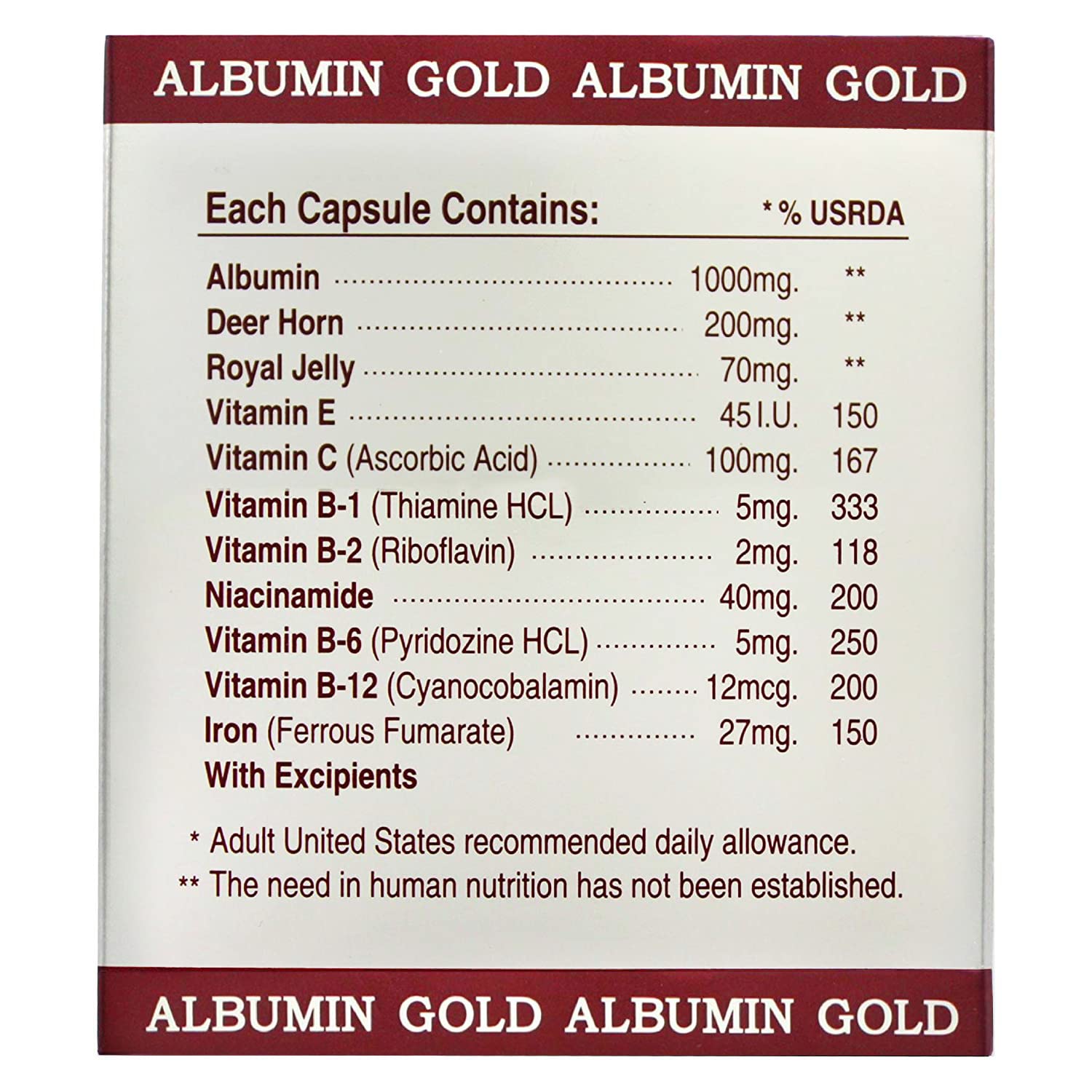 Package insert showing supplement details for CGMLABS product