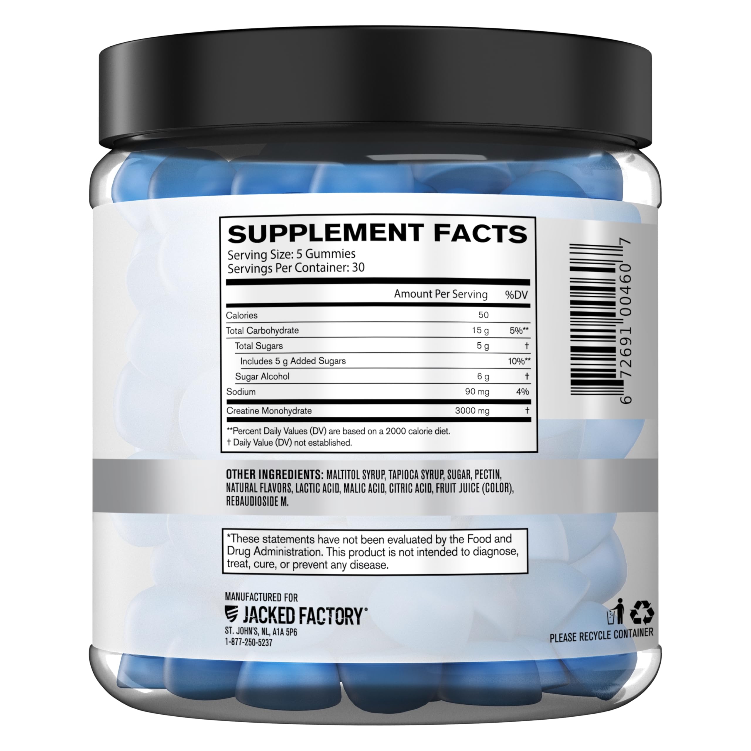 CGMP-certified facility label on product packaging