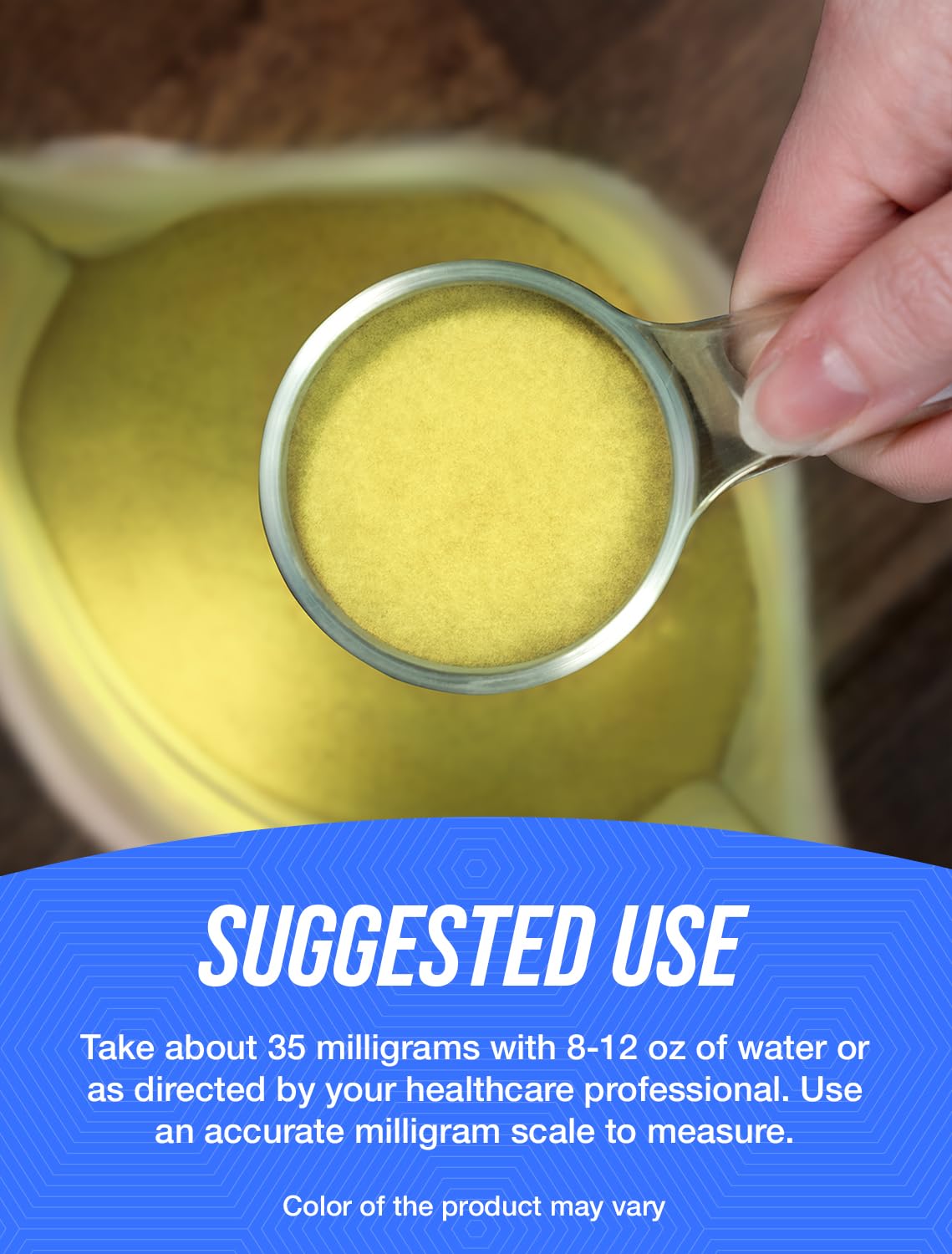 Manufacturing to cGMP standards for Vitamin A Palmitate powder