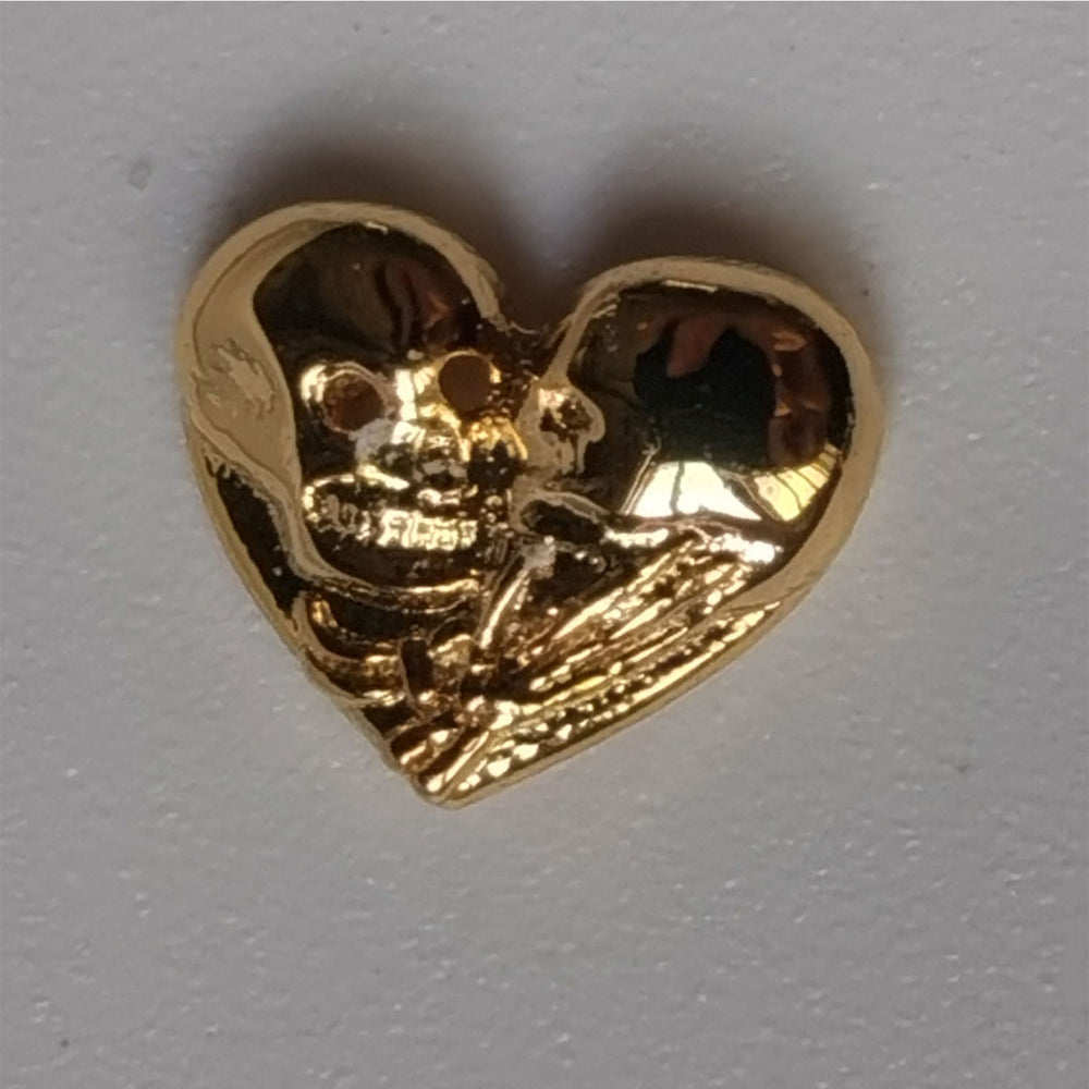 Close-up view of tooth gem crystals