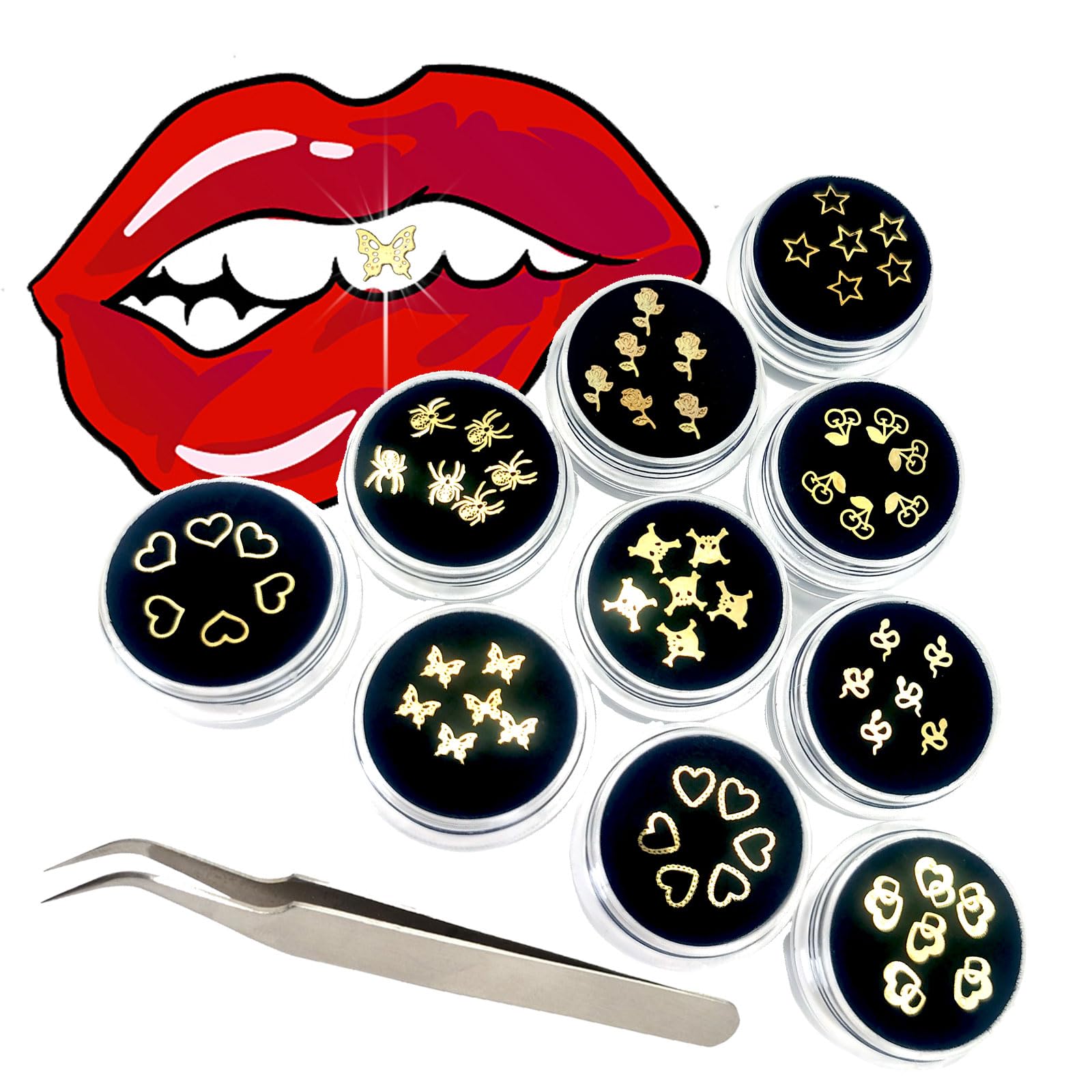 Chamon Tooth Gems gilding kit box and contents