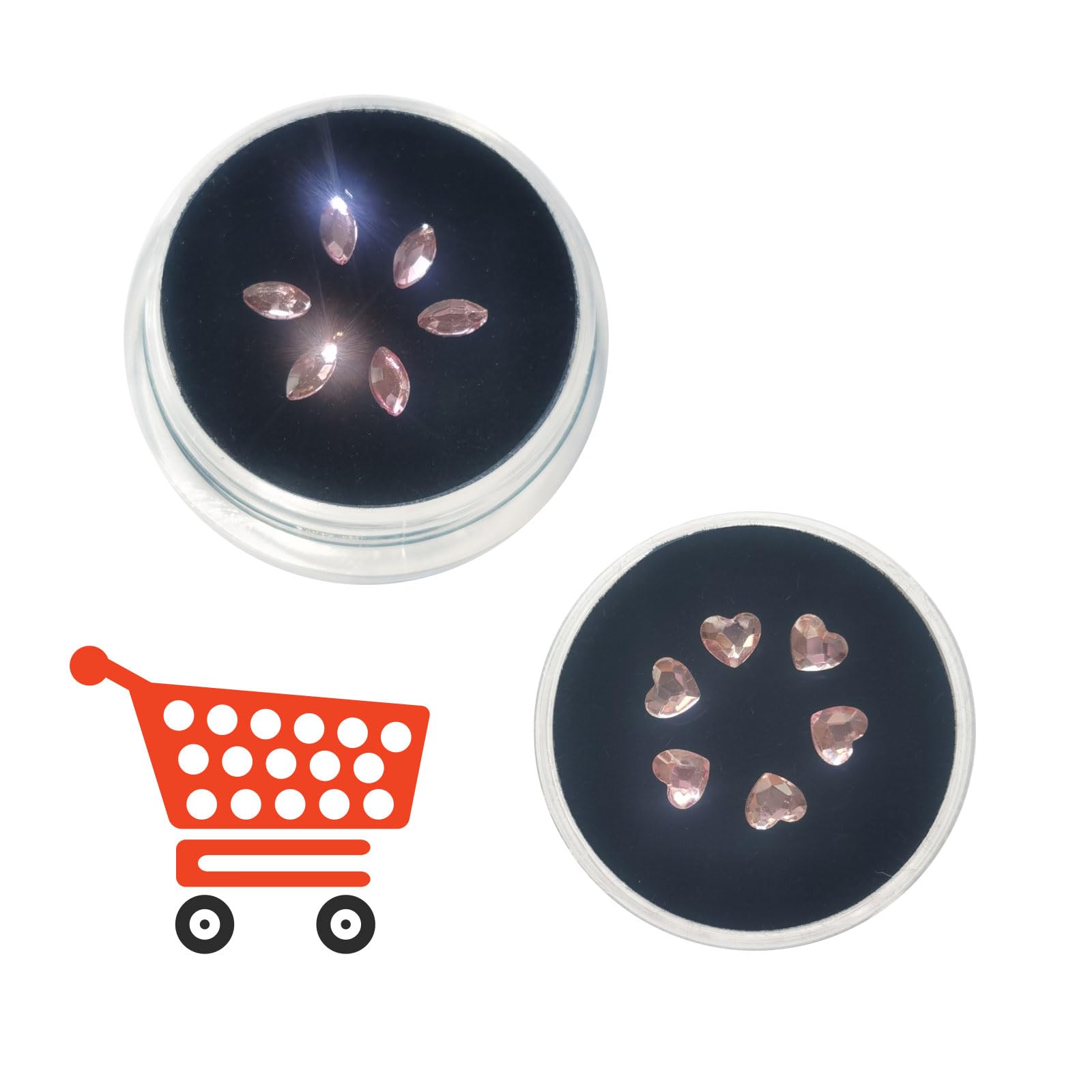 Horse eye shaped tooth gem