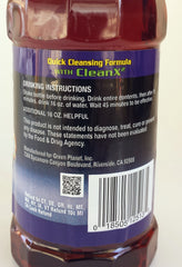 Detox Drink bottle labeled Blueberry flavor