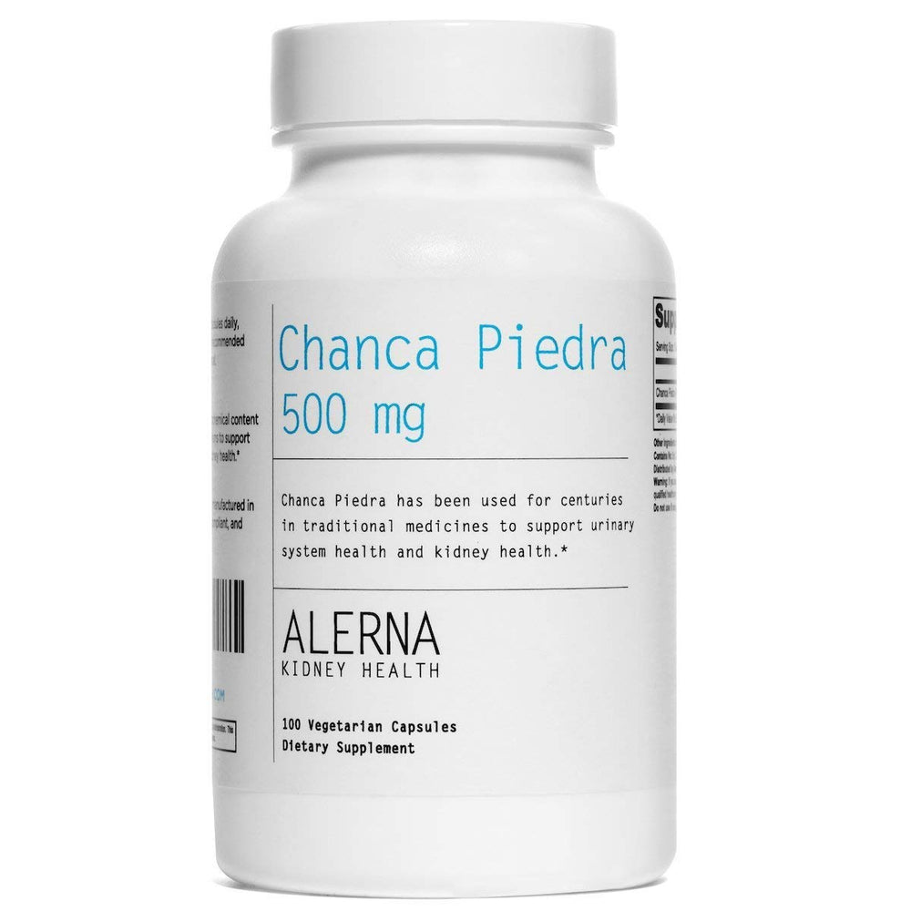 Close-up of Chanca Piedra bottle label
