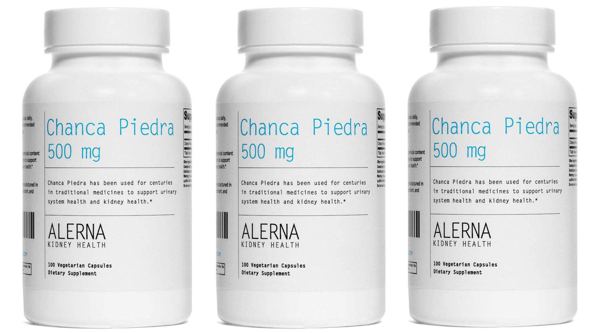 Chanca Piedra 500 mg bottle set (pack of 3)
