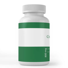 Back view showing label information on Chanca Piedra capsules