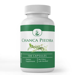 Front view of Pure Original Chanca Piedra capsules