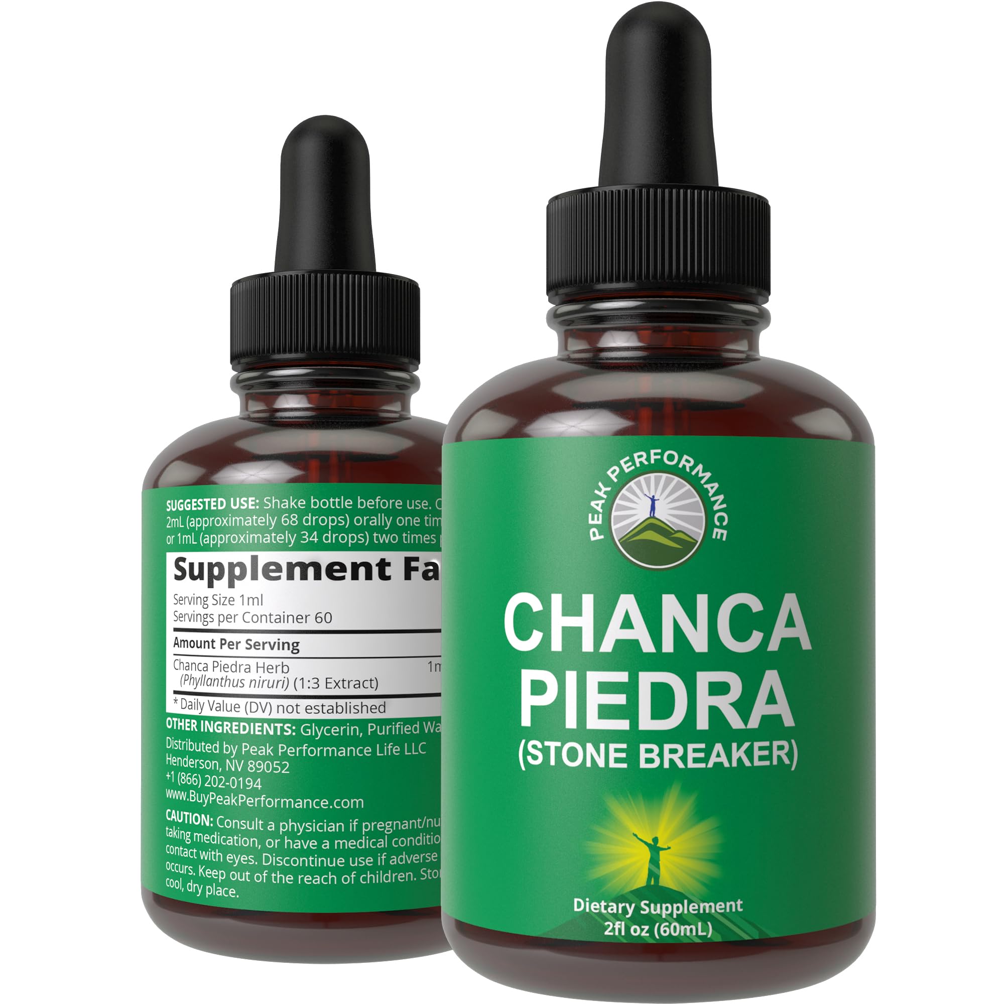 Chanca Piedra Liquid Drops bottle front view