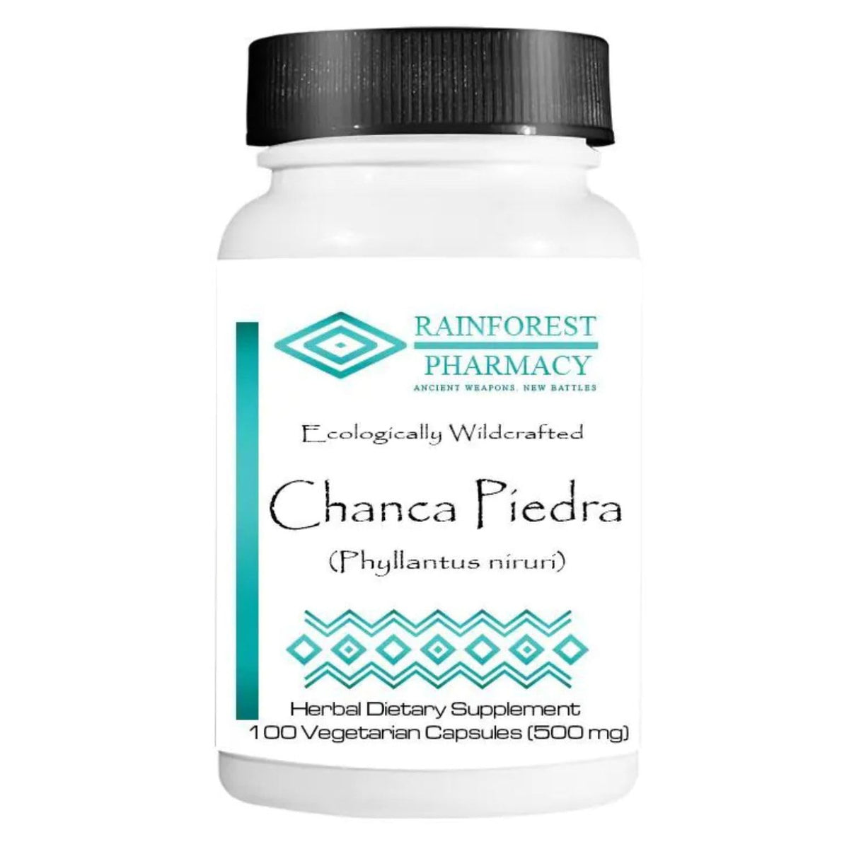 Chanca Piedra Stone Breaker bottle with 100 vegetarian capsules